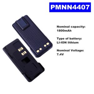 7.4V 1800mAh LI-ION Radio Battery PMNN4407 For Motorola P8608/8660 DP4601/4801