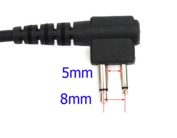 2 Pin Remote Speaker Microphone For Motorola Walkie Talkie GP68 GP88 GP88S GP300 CP88 CP100 CP150 CP200 PMMN4013 - Image 3