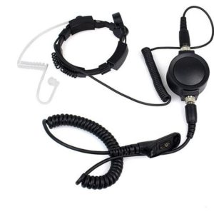 Motorola DP4400 DP4401 DP4600 DP4601 DP4800 etc Adjustable Heavy Duty Big PTT Throat Mic Headset