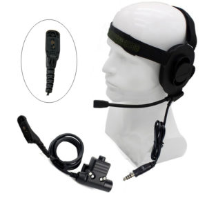 U94 PTT Tactical Bowman Elite II Headset for Motorola DP3401 XiR P8608 GP328D GP338D APX6000 etc Walkie  Talkie