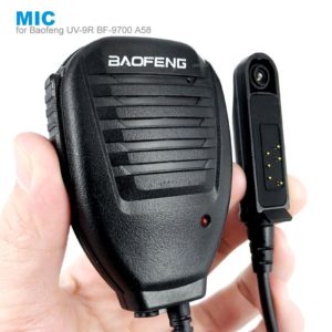 BAOFENG Microphone Speaker for UV-9R/BF-A58/BF-9700 Compatible with UV-5R WP/UV-5S/UV-XR/GT-3WP/UV-9R Plus Radio