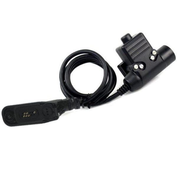 Tactical U94 PTT Headset Cable For Motorola XPR6300 XIR P8200 DP3400 DGP4150 APX4000 GP338D Walkie Talkie
