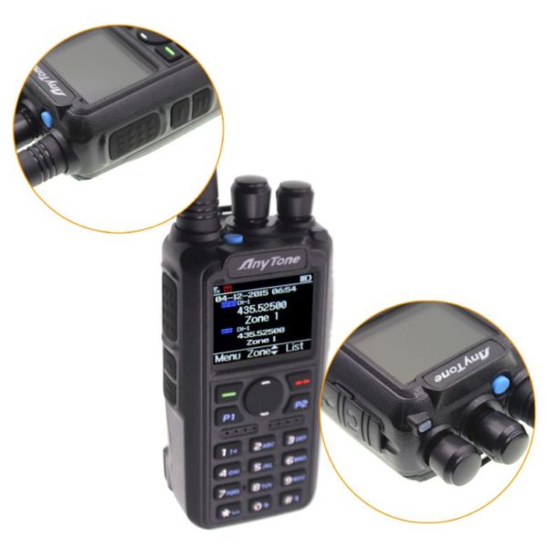 Anytone AT-D878UV Plus GPS APRS DMR Bluetooth PTT UHF VHF Dual Band Digital Radio - Image 3