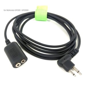 M-type 2 Pin Headset Speaker Microphone Extension Cable Cord For Motorola FDC SenHaiX Walkie Talkie