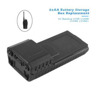 6xAA Battery Storage Box Replacement Baofeng UV5R UV5RB UV5RE UV5RE+