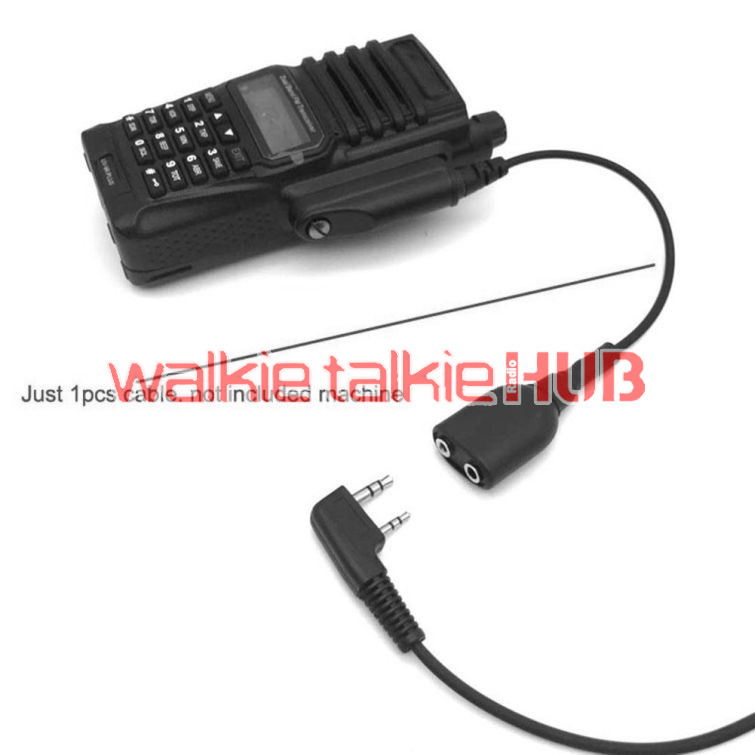 Reemplace el adaptador Walkie Talkie 1Pc 2 Pin Para Baofeng 9700 A58 UV9R UV 9 rplu wjmq 