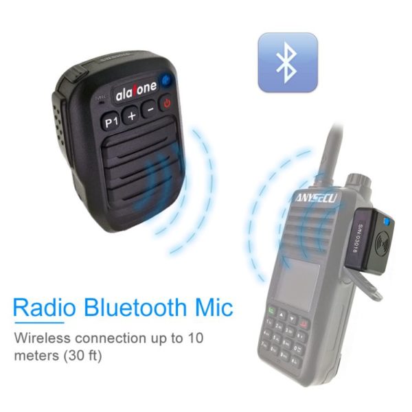 Cellphone HB980 Bluetooth Speaker Microphone for Motorola Kenwood Wouxun Baofeng TYT Two-Way Radio
