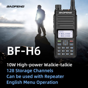 Baofeng BF-H6 Dual Band 10W Powerful Walkie Talkie