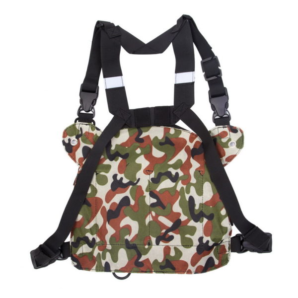 Tactical Harness Vest Rig Chest Bag for Hunt Military Walkie Talkie  - Image 4