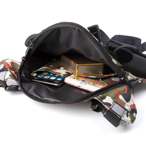 Tactical Harness Vest Rig Chest Bag for Hunt Military Walkie Talkie  - Image 3