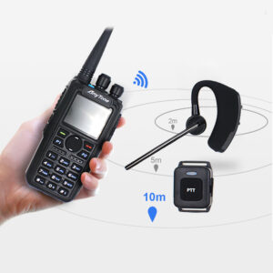 2020 New Bluetooth PTT for Anytone AT-D878UV Plus AT-D578 Pro GPS APRS DMR Anolog Walkie Talkie