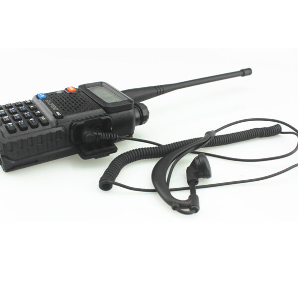 MP3 MP4 PHONE CB Radio Speaker Mic 3.5mm Single-listen G-type ear-hook Headset - Image 2