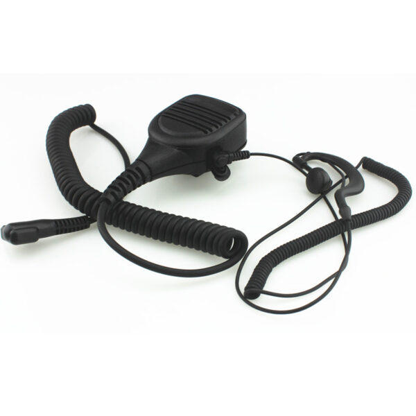 MP3 MP4 PHONE CB Radio Speaker Mic 3.5mm Single-listen G-type ear-hook Headset - Image 3