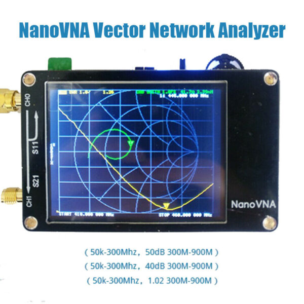 NanoVNA Vector Network Analyzer Digital Touching Screen Shortwave MF HF VHF UHF Antenna Analyzer