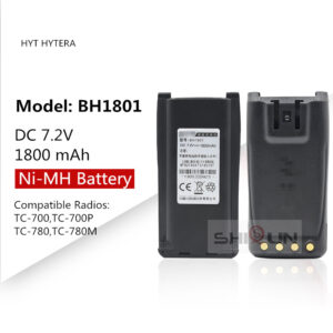 Replacement Hytera BH1801 Battery for HYT TC-700 TC-780M TC-780 TC-700P Walkie Talkie