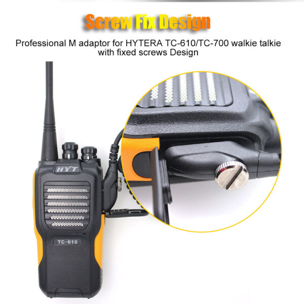 HYT SM08M3 Handheld Mic For Hytera TC-510 TC-610 TC700 TC-508 - Image 2