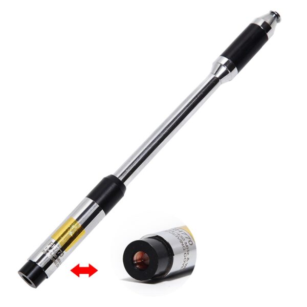 Walkie Talkie Harvest RH770 SMA-Male Dual Band 144/430MHz High Gain Telescopic Antenna - Image 3