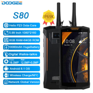 4G Professional Digital Walkie Talkie Rugged Phone  IP68/IP69K Wireless Charge