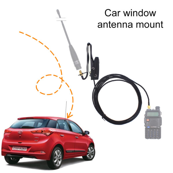 Nagoya Antenna Window Clip Mount RB-CLP for BaoFeng UV-5R UV-82 666S 777S 888S - Image 2