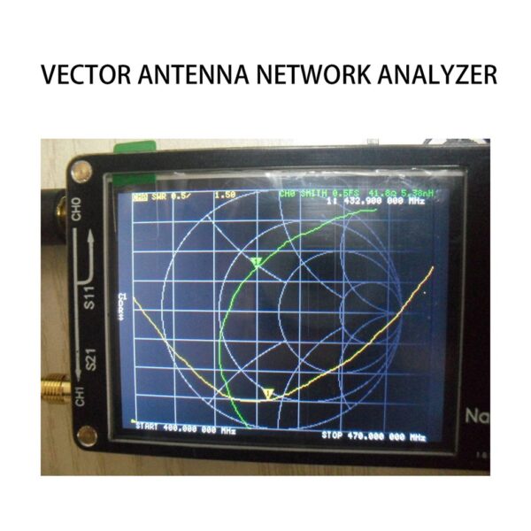 NanoVNA Vector Network Analyzer Digital Touching Screen Shortwave MF HF VHF UHF Antenna Analyzer - Image 2