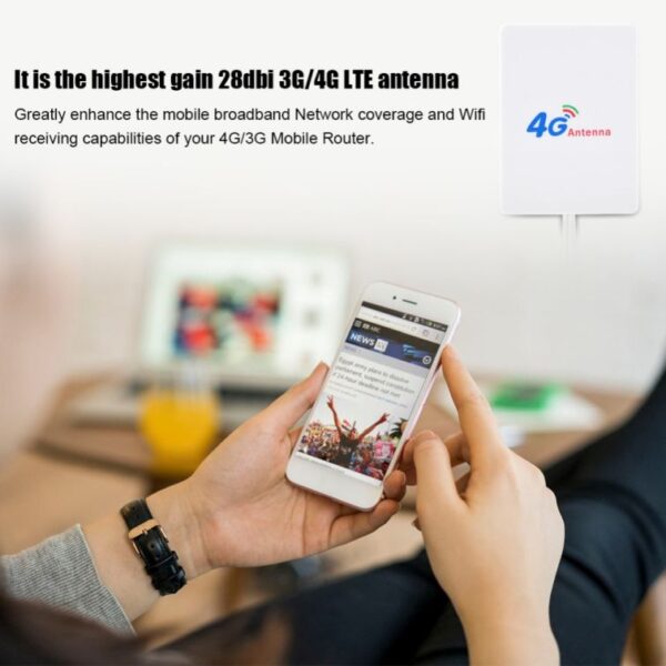 4G/3G WiFi 28dBi LTE SMA/TS9/CRC9 Network Broadband Antenna - Image 3