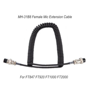 Yaesu Shortwave Radio FT847 FT920 FT950 2000 FT1000 MH-31B8 8pin Mic Converter Adapter Cable Extension