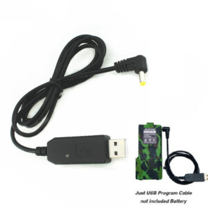 USB Charger Cable for BAOFENG BF-UV5R 3800mAh battery BF-UVB3 Plus Battery