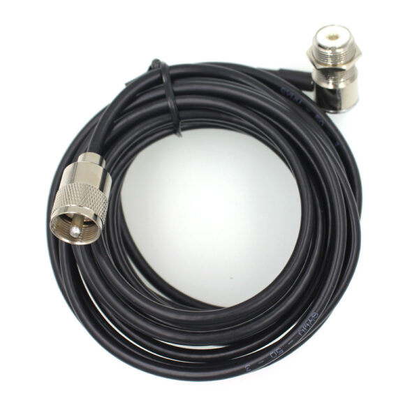5 Meter Coaxial Extend Cable for Walkie Talkie KT-7900D BJ-318 Low Loss Car Radio Antenna Cable