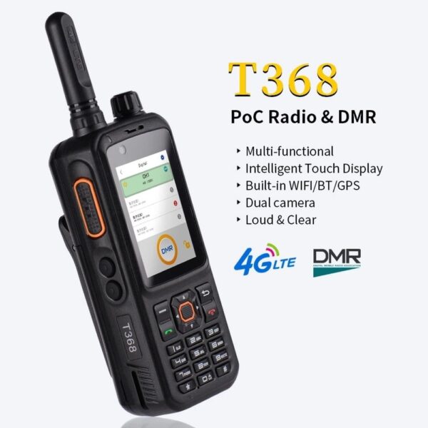 Inrico T368 4G WIFI Public Network DMR Walkie Talkie