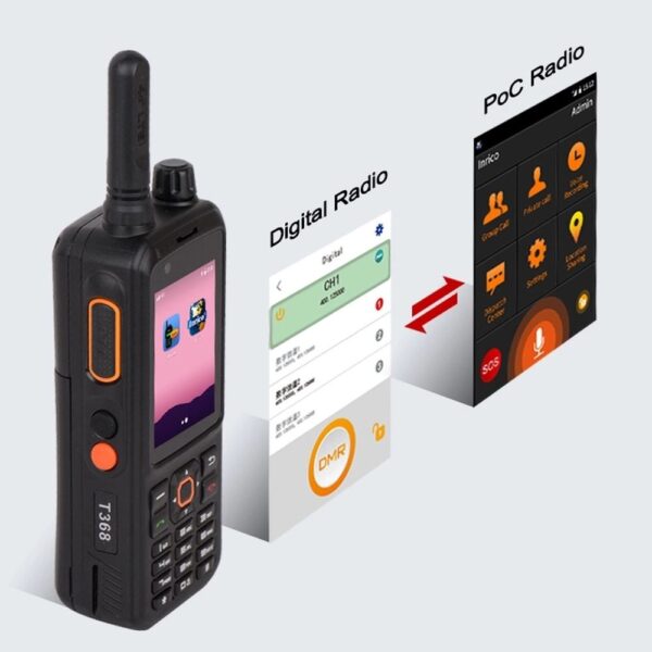 Inrico T368 4G WIFI Public Network DMR Walkie Talkie - Image 2