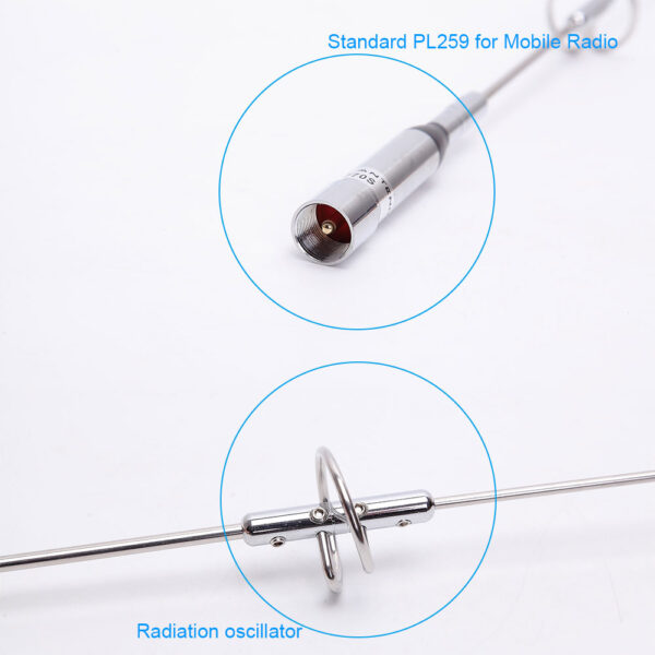 NAGOYA NL-770S Dual Band 150W Mobile Car Radio Antenna - Image 2