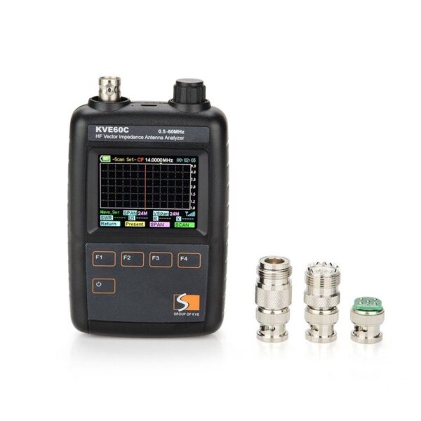 HF Vector Impedance Antenna Analyzer KVE60C for walkie talkie Graphical Representation