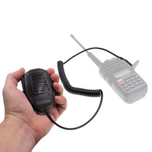 MIC-H45-K1  Wired stereo PTT Speaker for walkie talkie Kenwood BAOFENG TYT Wouxun WLN