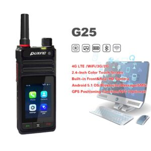 Puxing G25 4G Zello Walkie Talkie Bluetooth Wifi Internet Two way Radio