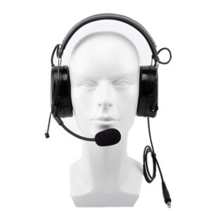 7.1 J Standard Large Plug Walkie-talkie Heavy-duty Aviation Noise Reduction Headphone
