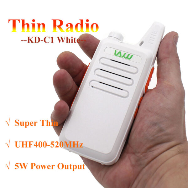 Three color Optional WLN KD-C1 5W Super Thin Walkie Talkie - Image 2