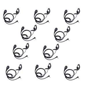 New 10Pcs Headset PTT Mic for Motorola Radio T60 EM1000R MR350R MD200TPR etc