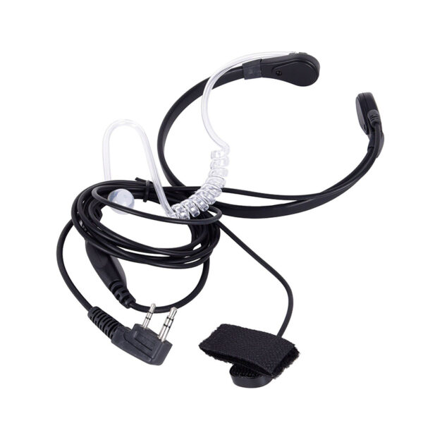 Throat Mic Headset Finger PTT For Baofeng UV5R 888s KENWOOD NX220/NX320 etc Walkie Talkie - Image 4