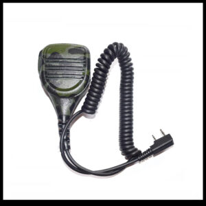 Wholesale 5pcs Walkie Talkie K plugs Camouflage Remote PPT Speaker Mic