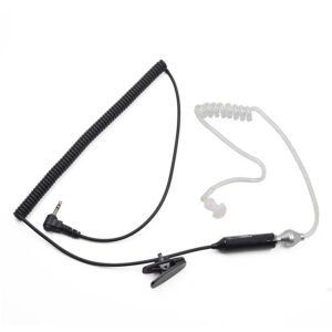2.5mm FBI Air Tube Earpiece Mic for Motorola TLKR T60 T80 T3 T5 T7 etc Walkie  Talkie