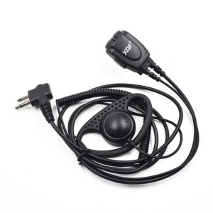 Exclusive for Motorola GP300 GP3688 CP200 DP1400 etc Walkie Talkie D shape Headset Mic PTT