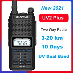 Baofeng New 10W Walkie-talkie 25KM Long Distance Baofeng UV2plus Dual Band Transceiver