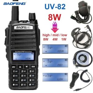 Baofeng UV-82 Plus 8W 10KM Long Range Powerful Walkie Talkie