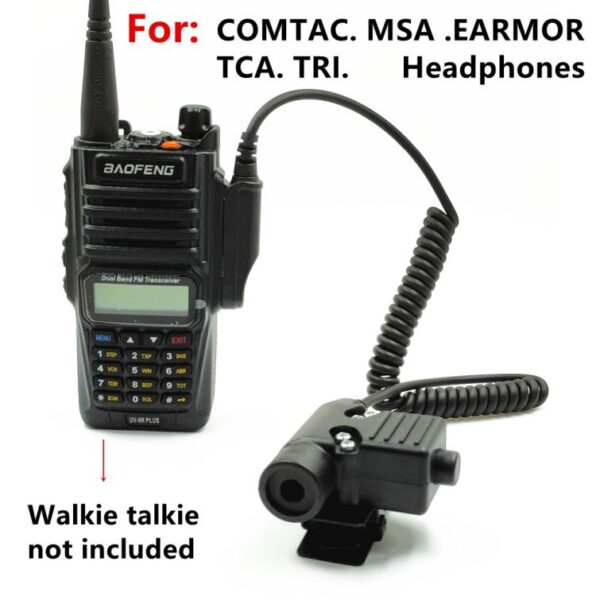 U94 PTT Cable for Baofeng UV-9R BF-A58 GT-3WP Waterproof Radio