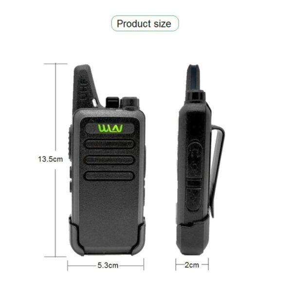 2pcs WLN KD-C1 Mini Walkie Talkie  - Image 4