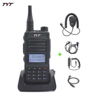 TYT TH-UV88 Radio with Speaker Microphone Programming Cable Car Charger PTT Headset