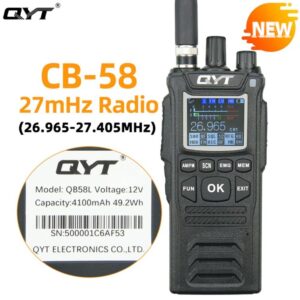QYT CB-58 AM FM 27MHz CB Radio Handheld Walkie Talkie