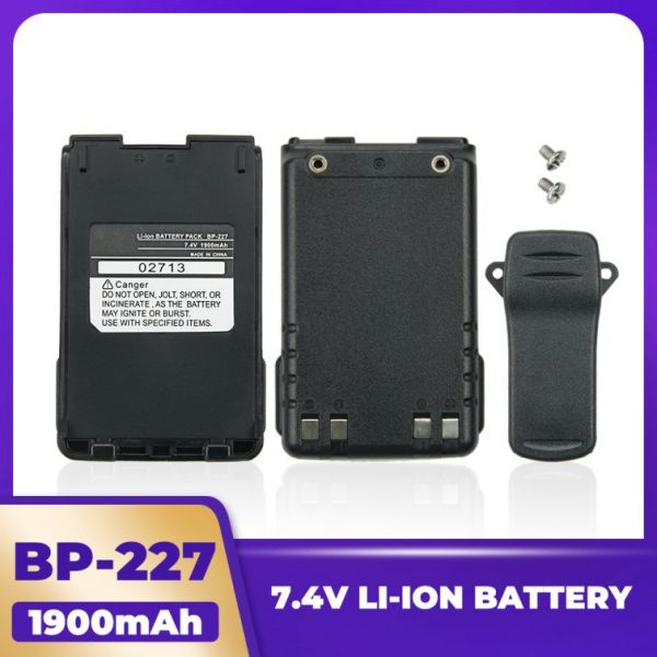 ICOM Radio BP-227 Spare Battery for Walkie Talkie IC-V85 IC-E85 IC-M88 IC-M87 IC-F61 IC-60V IC-F60 IC-F51 IC-F50
