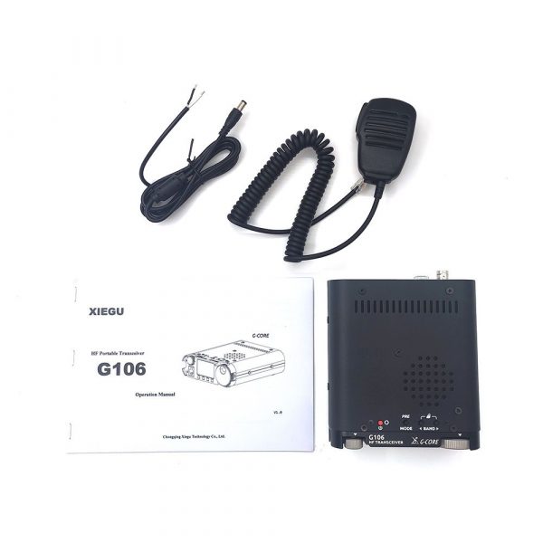 XIEGU G106 SDR HF Transceiver 3.8-29.7MHz SSB/CW/AM Three Modes WFM Broadcast Receiving 5W Mobile Amateur Radio - Image 2
