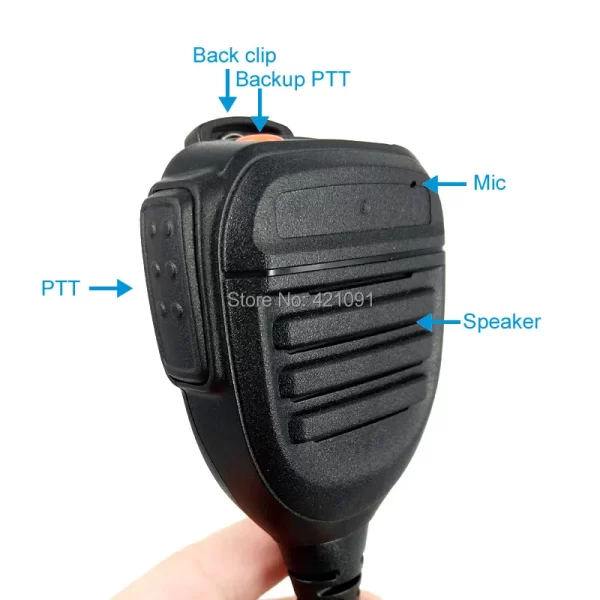 Handheld Speaker Microphone PTT for HYT Hytera TC-700 TC-610 TC-620 TC-500 TC-518 TC-580 TC-446S TC-600 TC-618 Walkie Talkie - Image 4